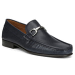 Donald Pliner Darrin Stingray Embossed Loafer Shoe Navy