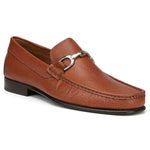 Donald Pliner Darrin Stingray Embossed Loafer Shoe Saddle