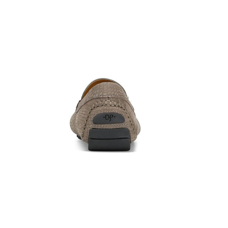 Donald Pliner Derrik Crocco Distress Nubuck Leather Driver Dove