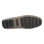 Donald Pliner Derrik Crocco Distress Nubuck Leather Driver Dove