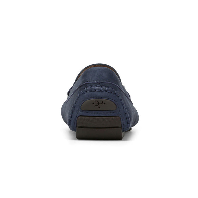 Donald Pliner Derrik Tumbled Nubuck Driver Shoe Navy