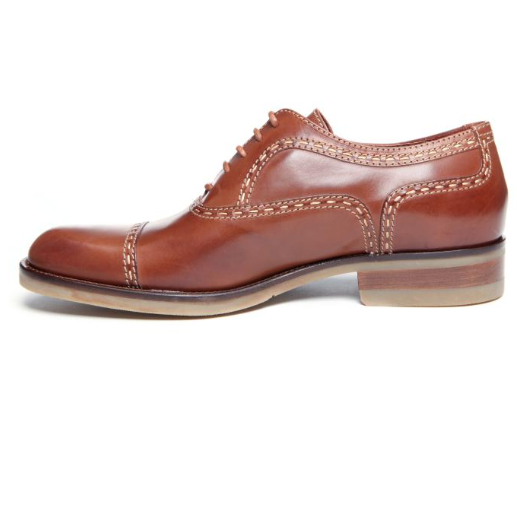 Donald J Pliner Ed Cap Toe Oxfords Vintage Tan