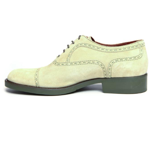Donald J Pliner Ed Suede Cap Toe Oxfords Sage