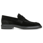 Donald Pliner Edmund Suede Loafer Shoe Black