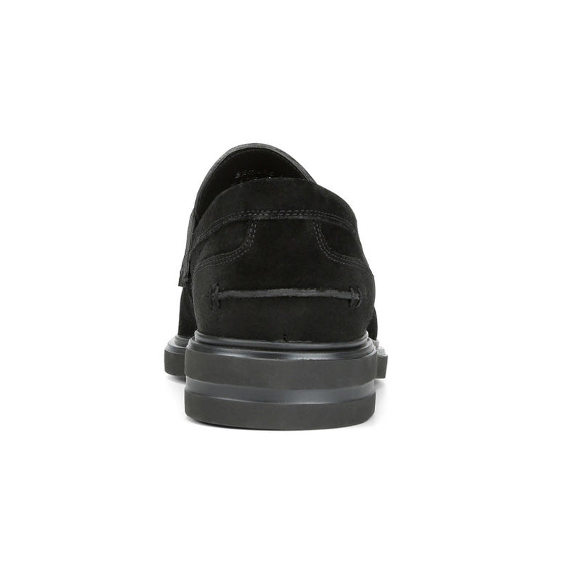 Donald Pliner Edmund Suede Loafer Shoe Black