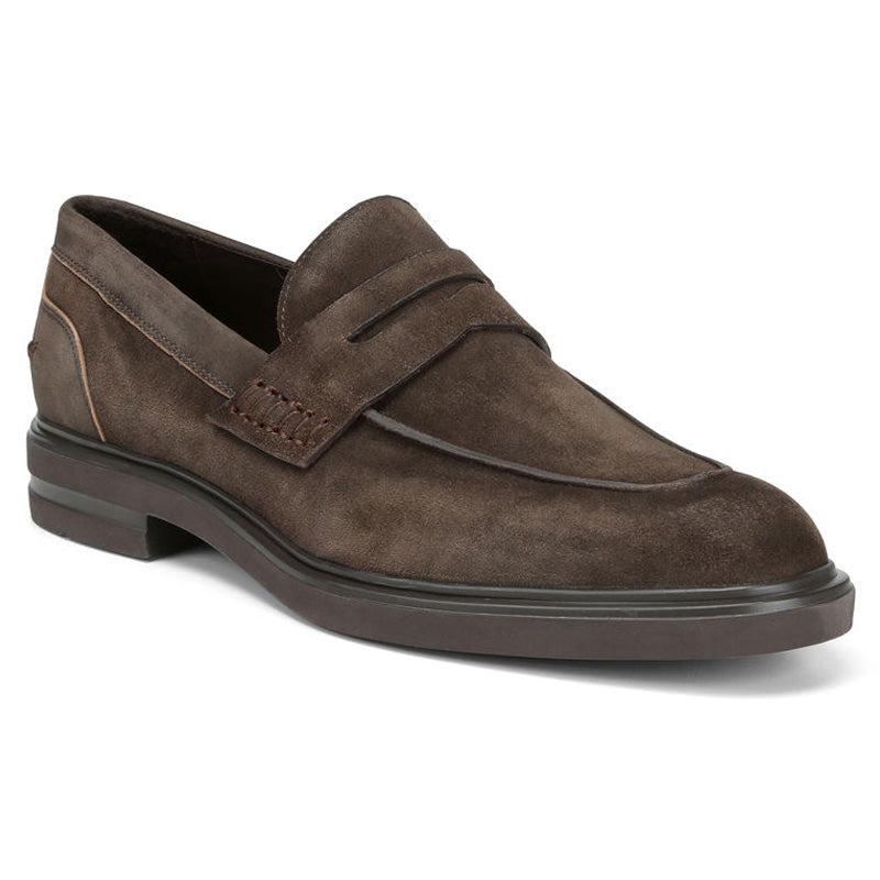 Donald Pliner Edmund Suede Loafer Shoe Expresso
