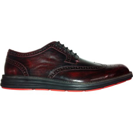 Donald Pliner Eveb SXSX Wingtip Sneakers Tomato Shadow