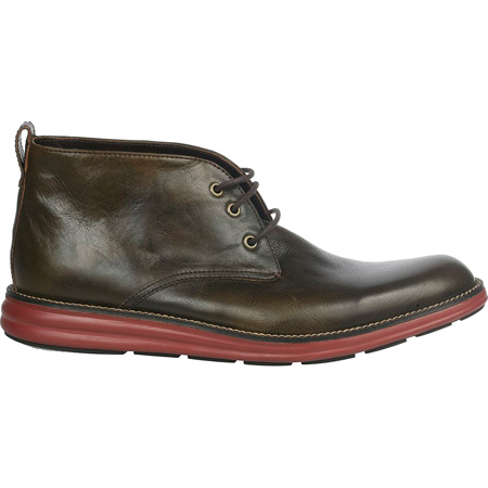 Donald Pliner Eyes 9898 Grain Leather Chukka Boots Khaki
