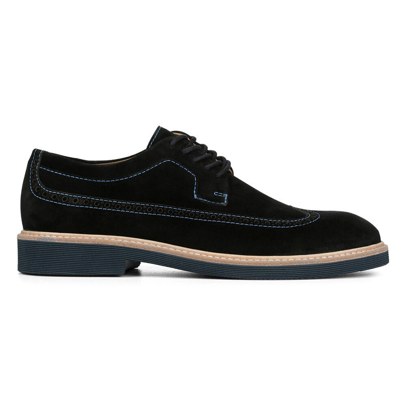 Donald Pliner Gareth Suede Oxford Black