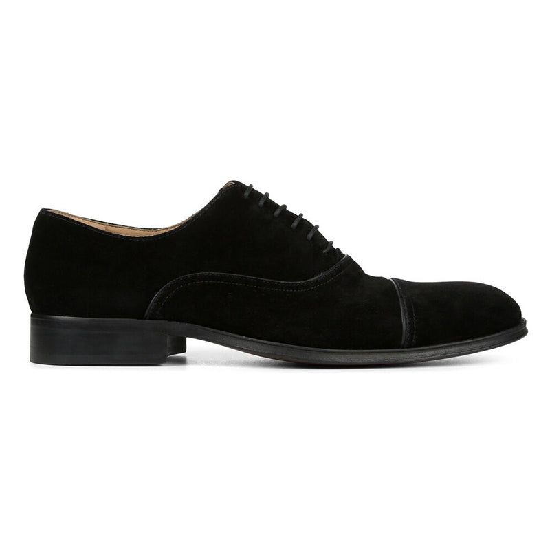 Donald Pliner Gorti Suede Oxford Black