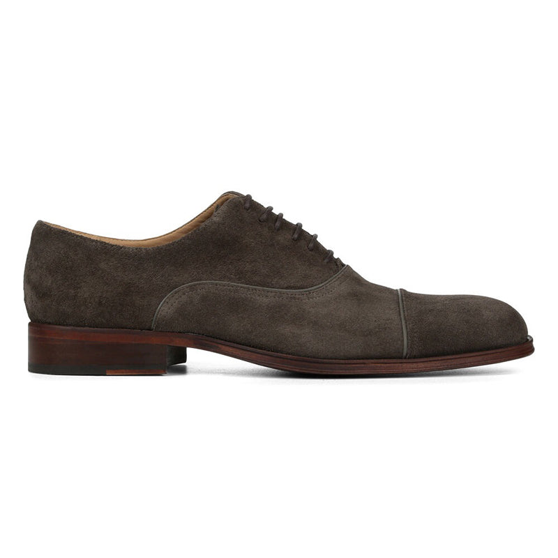 Donald Pliner Gorti Suede Oxford Charcoal