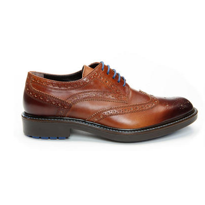 Donald Pliner Habik 61 Wing Tip Brogues Antique Tan