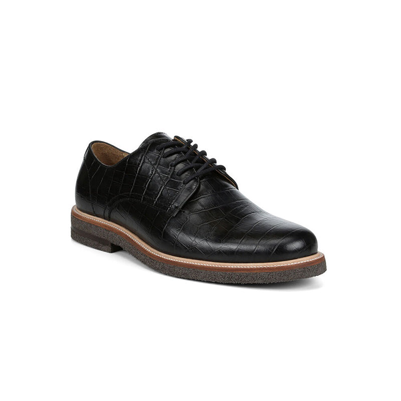 Donald Pliner Lance 2 Crocco Leather Oxford Black