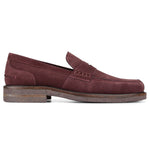 Donald Pliner Landry Suede Calf Loafer Shoe Chianti