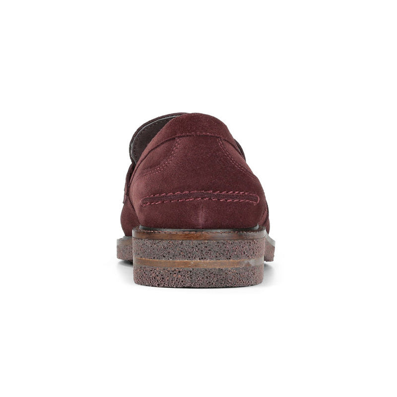 Donald Pliner Landry Suede Calf Loafer Shoe Chianti