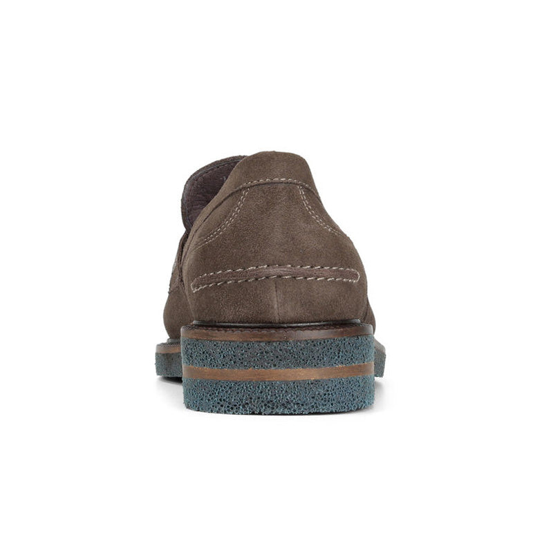 Donald Pliner Landry Suede Calf Loafer Shoe Gray