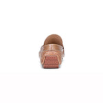 Donald Pliner Lazaro Croco / Woven Calfskin Driver Moccasin Ecru