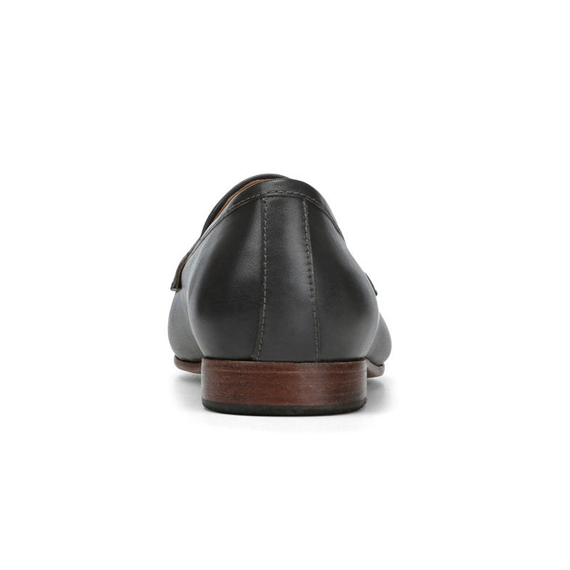 Donald Pliner Marque Calf Leather Loafer Shoe Charcoal