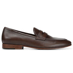 Donald Pliner Marque Calf Leather Loafer Shoe Chocolate