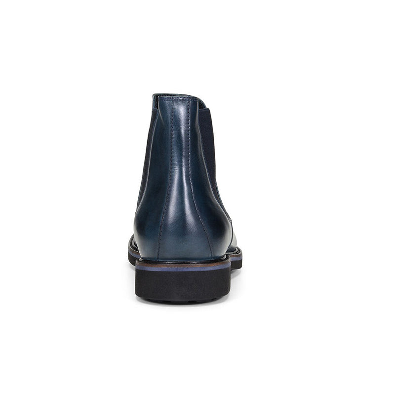 Donald Pliner Mort Calfskin Boots Navy