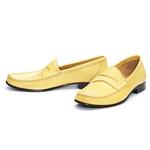 Donald J Pliner Naper Calfskin Penny Loafers Sun