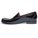 Donald J Pliner Naper Patent Leather Penny Loafers Black