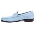 Donald J Pliner Naper Suede Penny Loafers Cloud