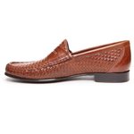 Donald J Pliner Naper Woven Penny Loafers Tan