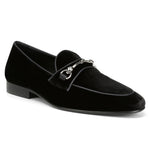 Donald Pliner Palti Velvet Bit Loafers Black