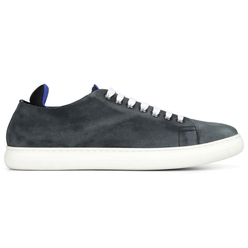 Donald Pliner Pierce Suede Sneaker Shoe Black