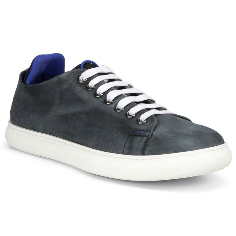 Donald Pliner Pierce Suede Sneaker Shoe Black