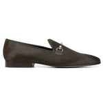 Donald Pliner Privato Haircalf Loafer Shoe Olive