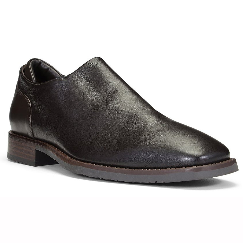 Donald Pliner Rexx Leather Shoes Dark Brown