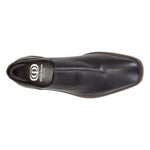 Donald Pliner Rexx Leather Shoes Dark Brown