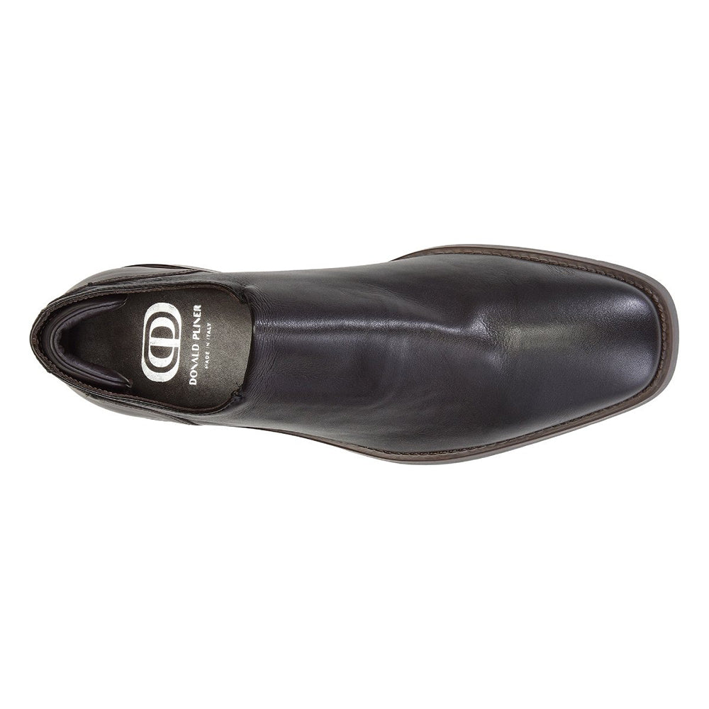 Donald Pliner Rexx Leather Shoes Dark Brown