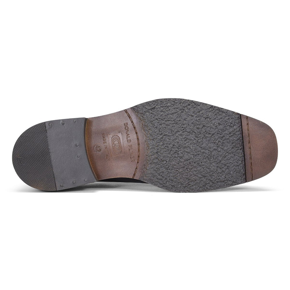 Donald Pliner Rexx Leather Shoes Dark Brown