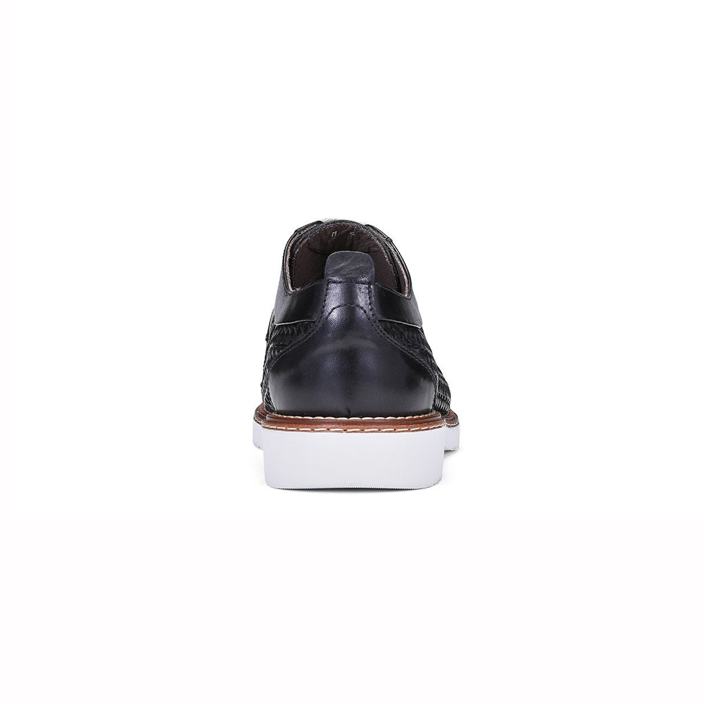 Donald Pliner Rick Woven Calfskin Sneakers Black