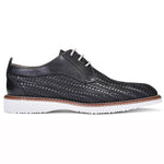 Donald Pliner Rick Woven Calfskin Sneakers Black