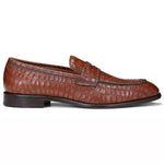 Donald Pliner Robbie Croco Loafers Cognac
