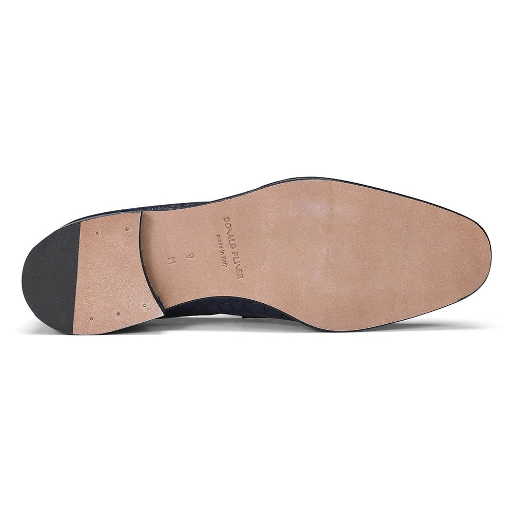 Donald Pliner Robbie Croco Loafers Indigo