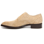 Donald J Pliner Cmonk Suede Double Monk Strap Shoes Sand