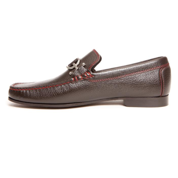 Donald J Pliner Dacio 2 Buckskin Loafers Expresso