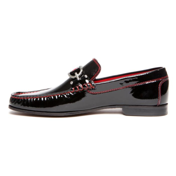 Donald J Pliner Dacio 2 Patent Leather Loafers Black