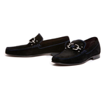 Donald J Pliner Dacio 2 Suede Loafers Black
