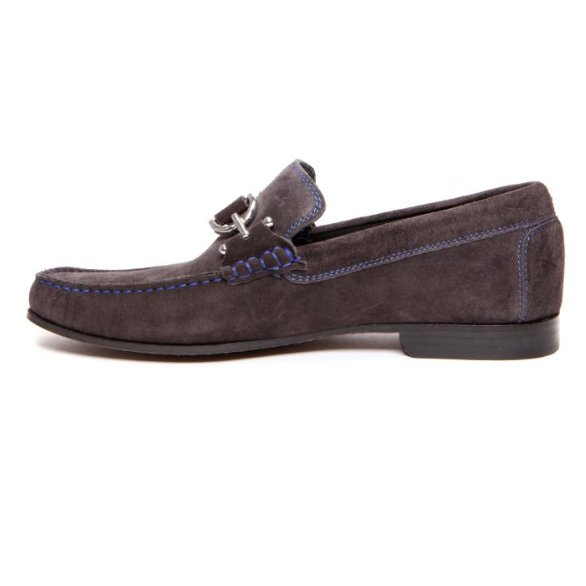 Donald J Pliner Dacio 2 Suede Loafers Lead