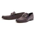 Donald J Pliner Dacio 2 Suede Loafers Lead
