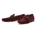 Donald J Pliner Dacio 2 Suede Loafers Wine