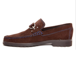 Donald J Pliner Dooley Suede Loafers Expresso