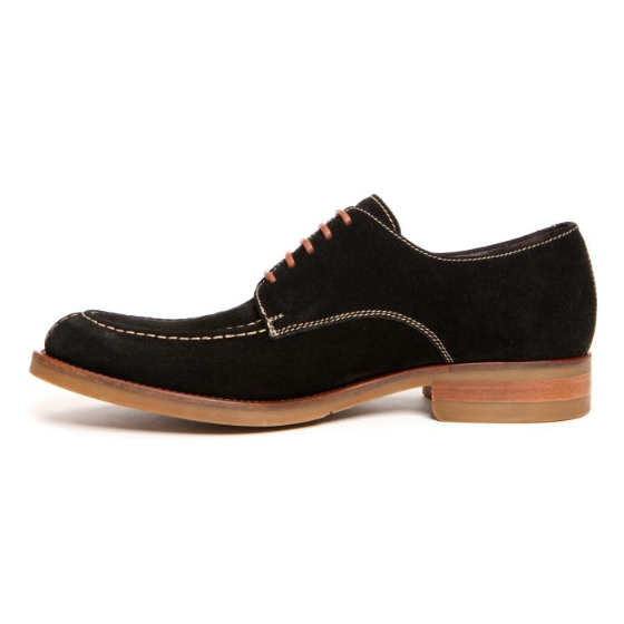 Donald J Pliner Etie Suede Split Toe Shoes Black