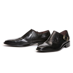 Donald J Pliner Gerwyn Monk Strap Shoes Black
